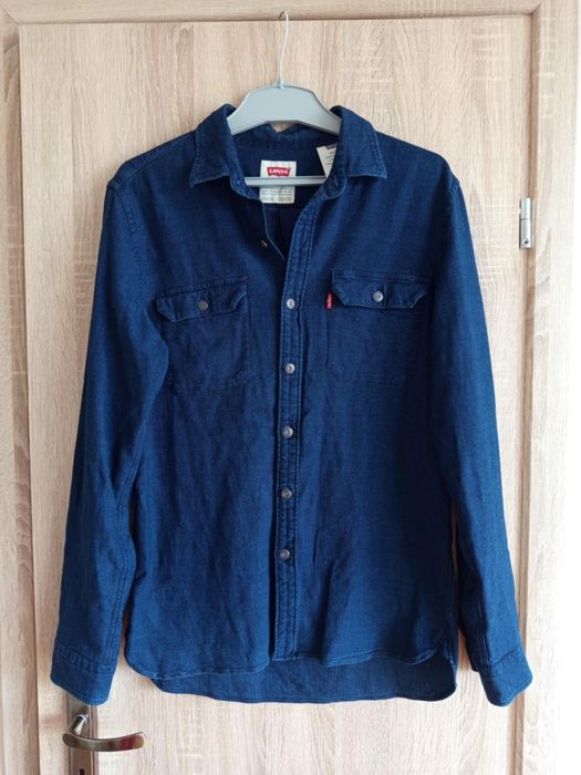 Męska granatowa koszula Levi's Levi Strauss z długim rękawem M