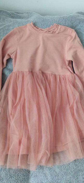 Sukienka bawełniana z tiulem H&M