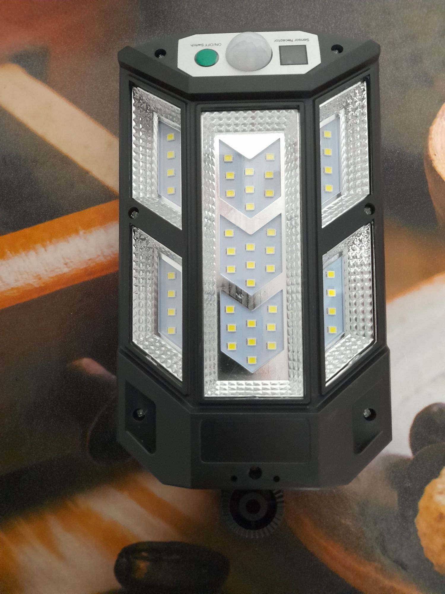 Lampa solarna z pilotem!