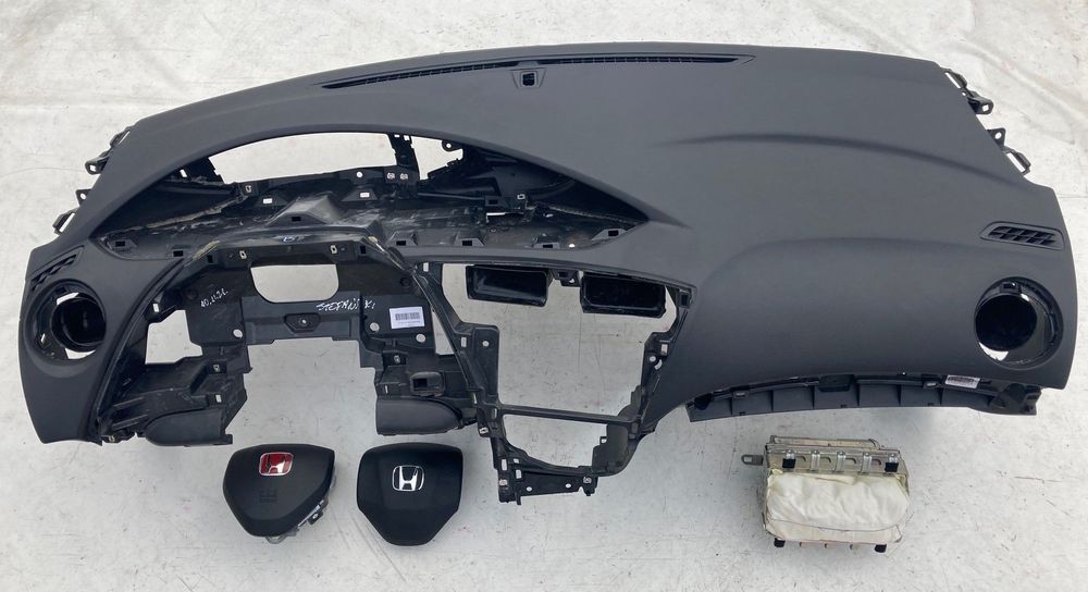 HONDA CIVIC 9 IX UFO 2 DESKA KONSOLA KOKPIT PULPIT PÓŁKA PARAPET PODUSZKI POWIETRZNE KIEROWCY PASAŻERA AIRBAG SRS naprawa regeneracja wymiana od ręki Raz2 !!!