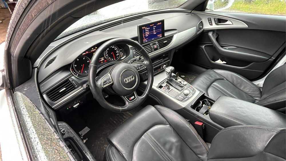 AUDI A6 S6 C7 deska czarna kokpit airbag pasy kurtyna sensor KOMPLET