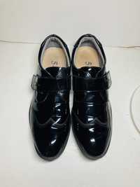 Демисезонные ботинки кожаные оксфорды женские черные 37 размер