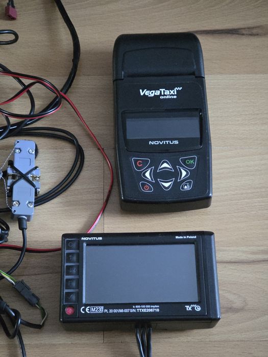 Taksometr z kasą fiskalną Novitus