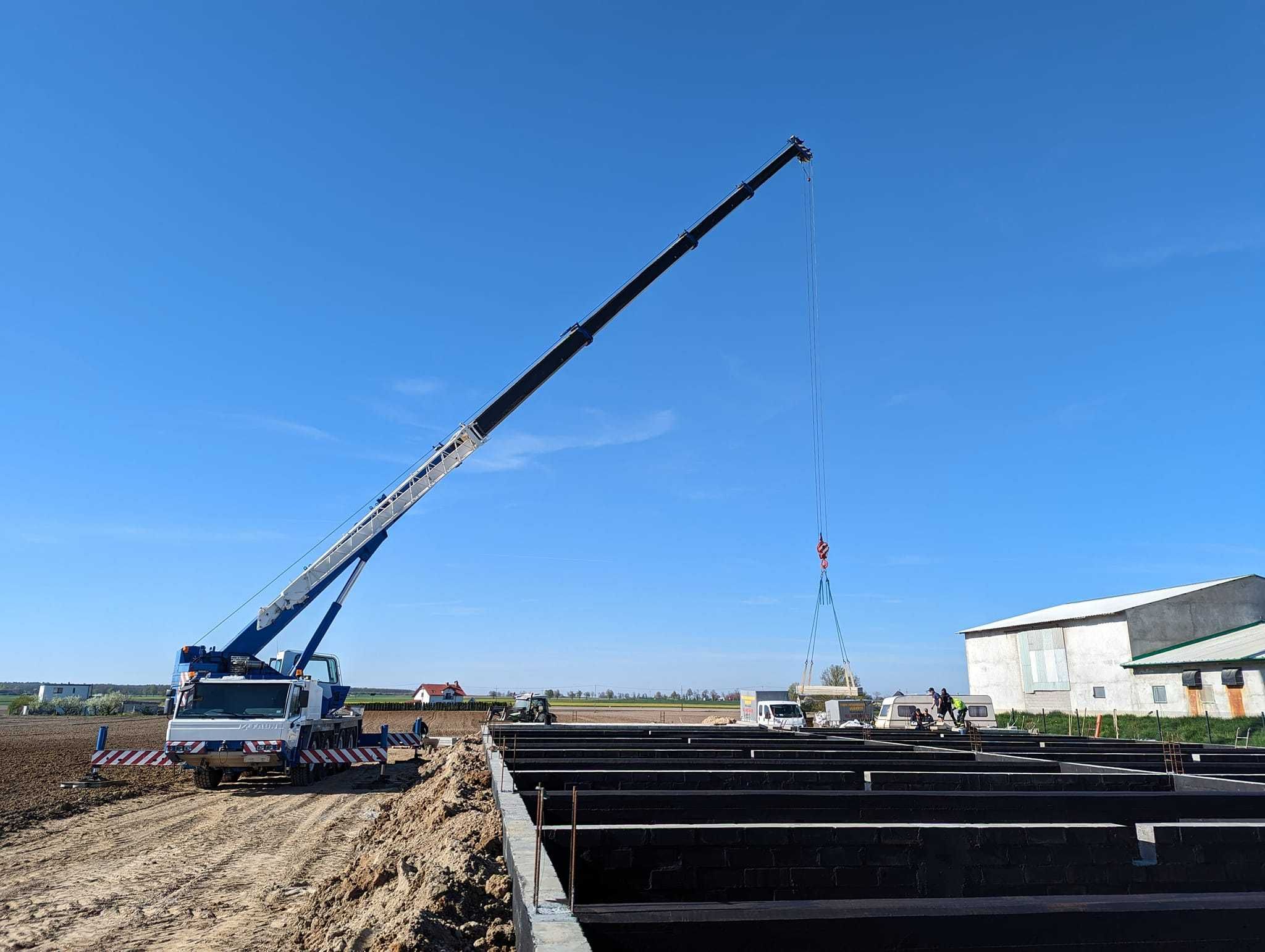 Usługi dzwigowe do 110 ton.