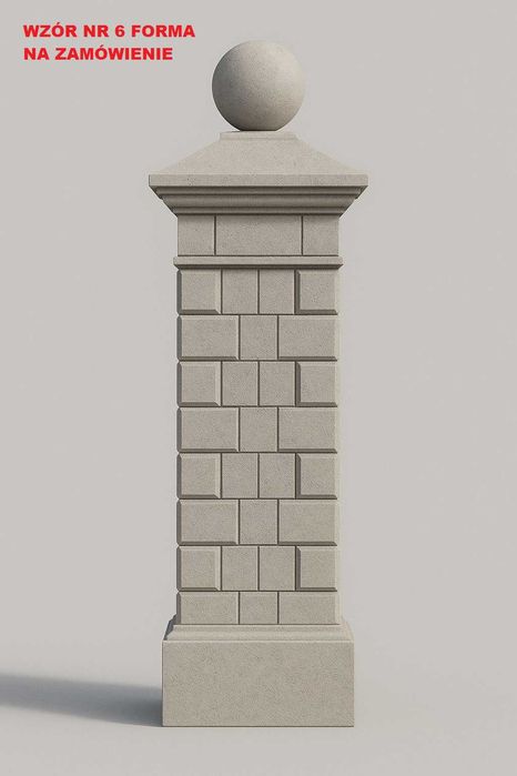 Słupy Betonowe Dworkowe,Słupki Stylowe,Sztukateria,Rezydencja Parkowa