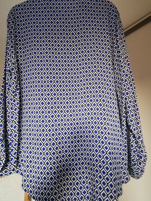 Bluzka koszulowa z wiskozy L