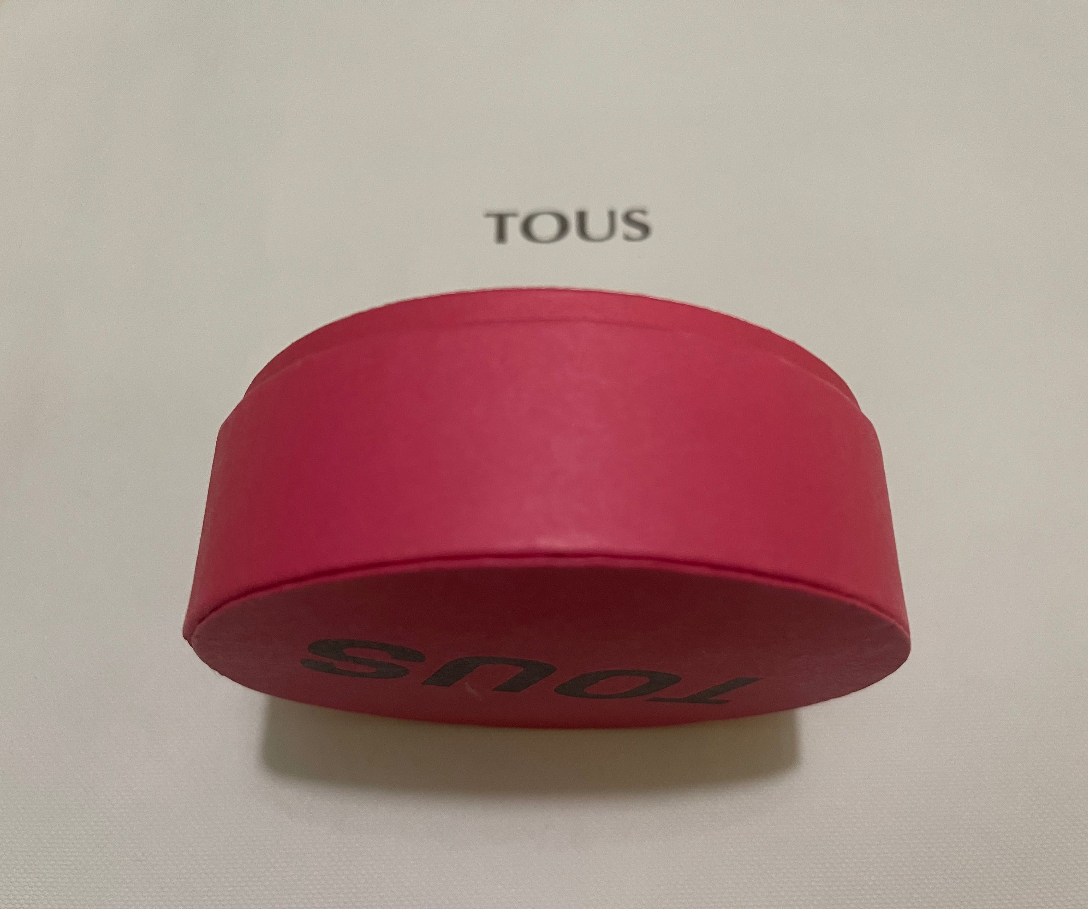 Tous pudełko intensywny róż 10 cm + torebka nowe 1 sztuka