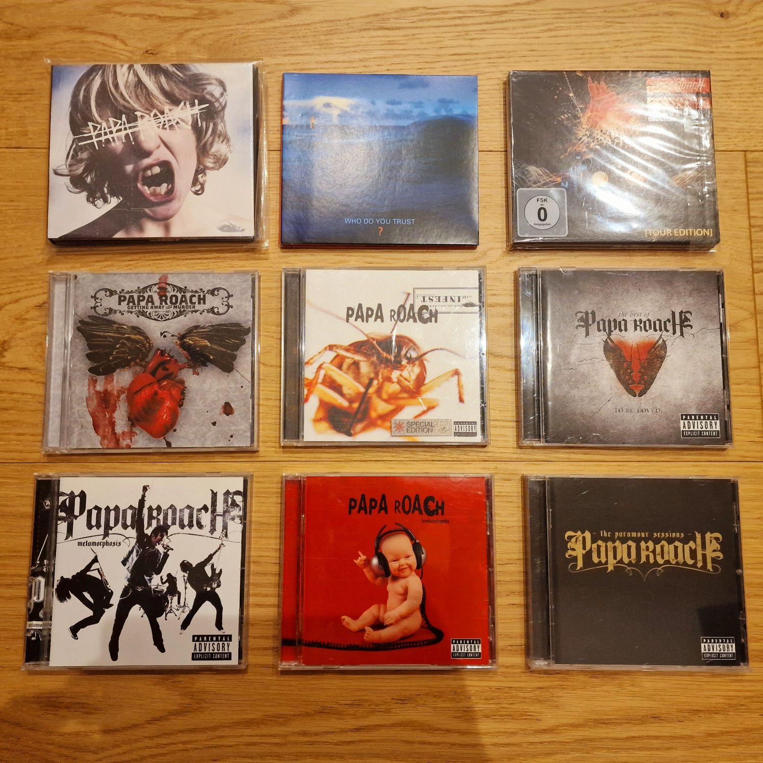 PAPA ROACH - dyskografia / CD DVD / linkin park limp bizkit deftones