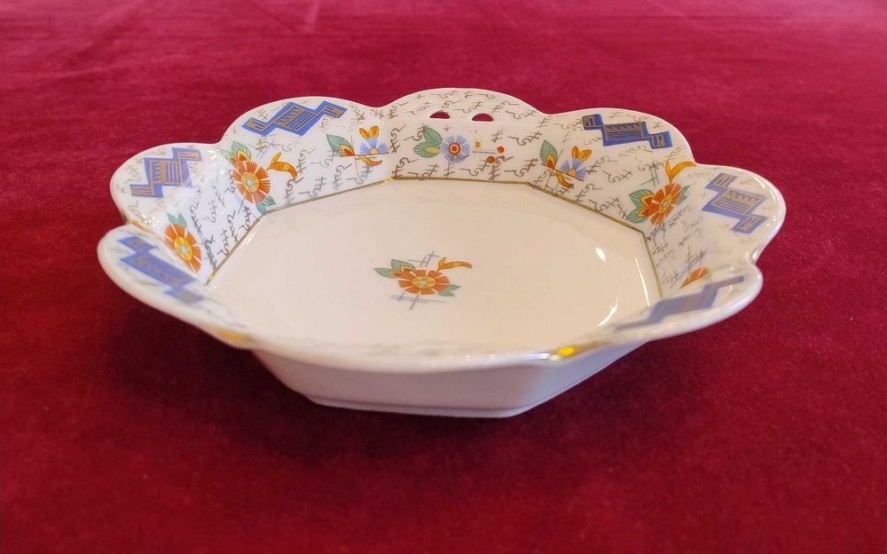Miseczka porcelanowa, RS Tillowitz, Tułowice, lata 30., Art Deco