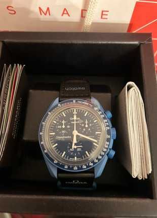 Omega x Swatch - Mission to Neptune - Moonswatch - SO33N100