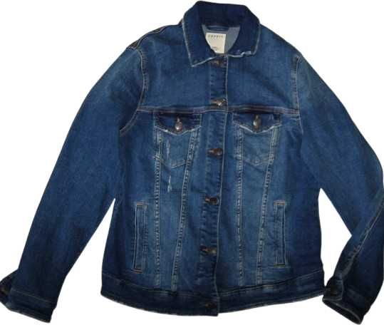 ESPRIT XL kurtka damska katana jeans jak nowa z elastanem