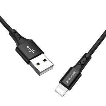 Kabel BX20 Enjoy - USB na Lightning - 2A 1 metr czarny