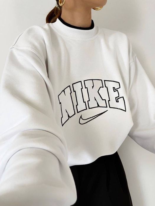 Стильний жіночий світшот oversize Nike, свитшот найк оверсайз