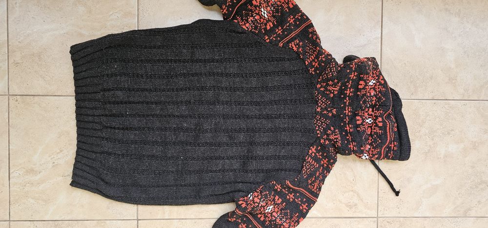 Sweter norweski męski CARISMA z golfem rozmiar L wymiary na zdjęcia