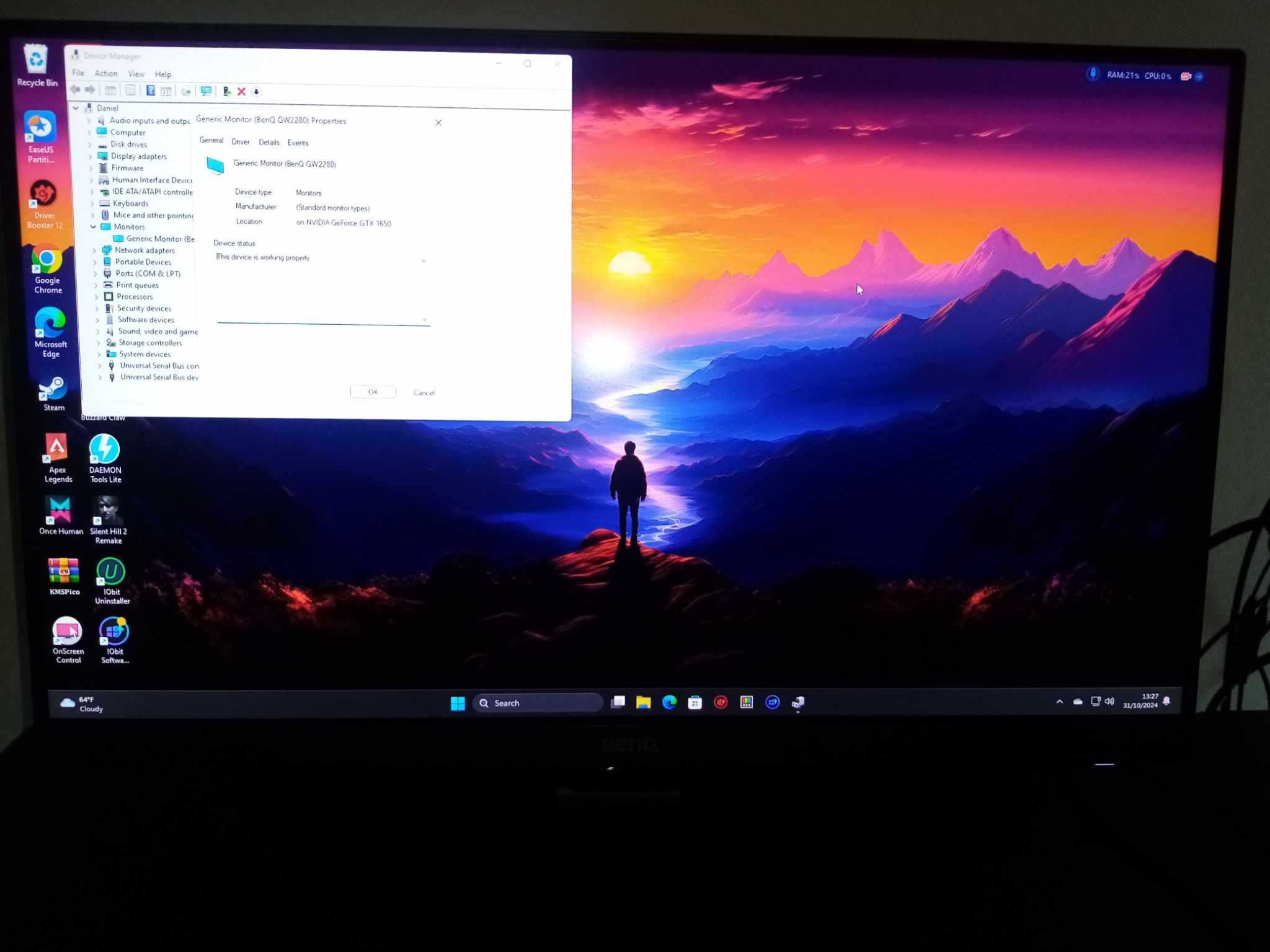 Monitor Benq GW2280