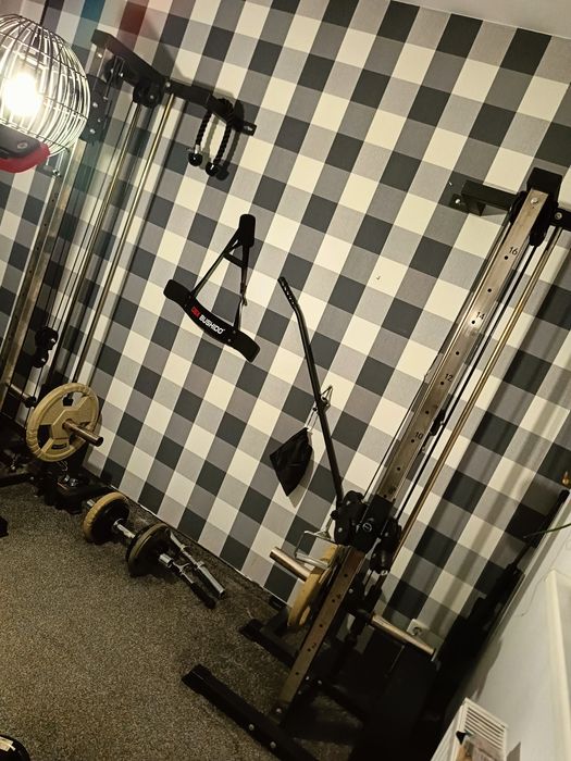 Siłownia half rack suwnica ławeczka