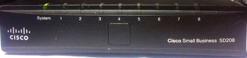 Комутатор мережевий Cisco SD208 (світч на 8 портів)