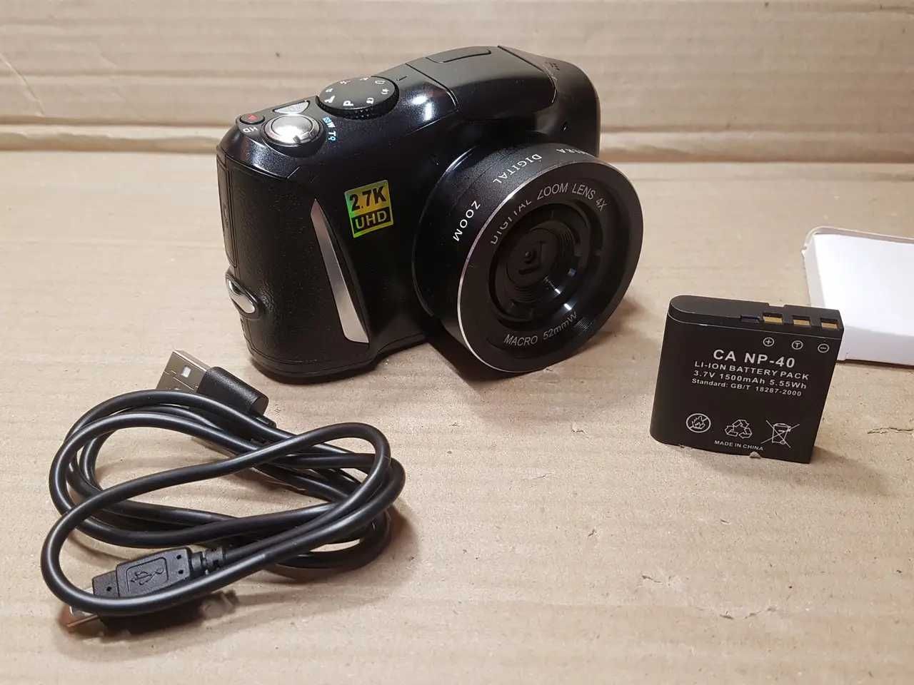 Цифрова камера відеокамера 2.7K ULTRA HD 48MPX 128GB