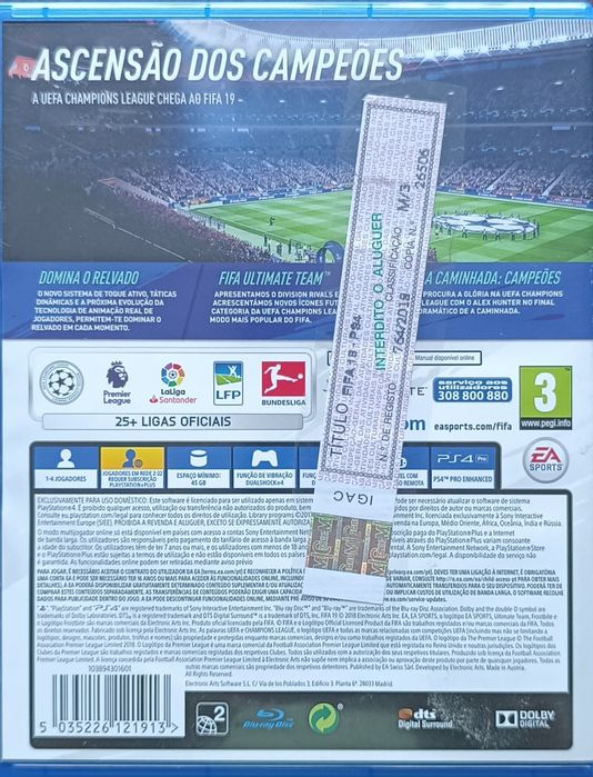 FIFA 19 jogo impecável