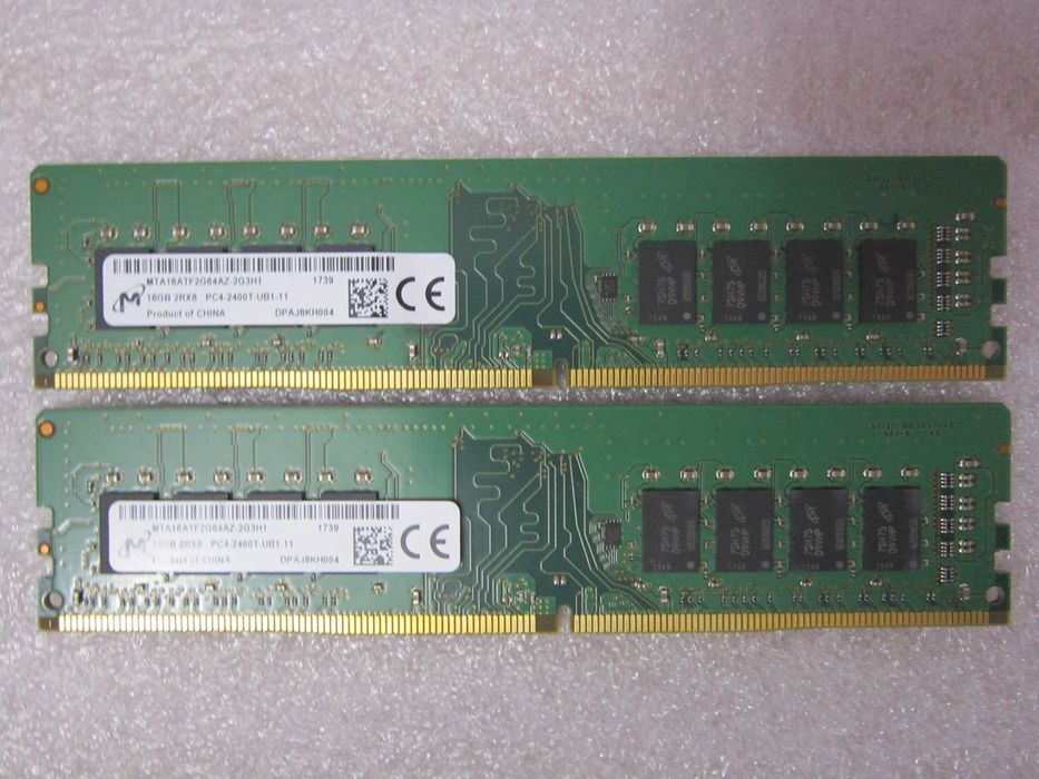 Pamięć ram DDR4 16 GB Micron PC4-2400T-UB-11 MTA16ATF2G64AZ-2G3H1