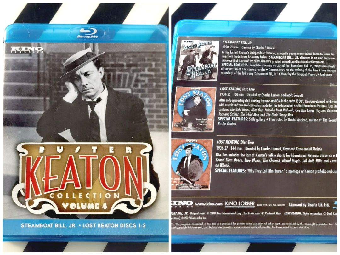 Buster Keaton Collection Blu-ray (USA) RARO