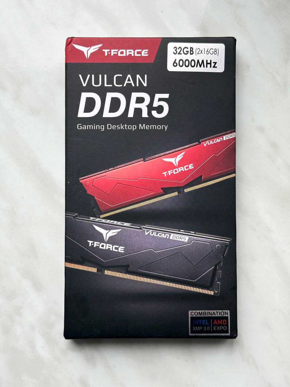 Оперативна пам'ять Team T-Force Vulcan 32GB (2 x 16GB) DDR5 6000 MHz