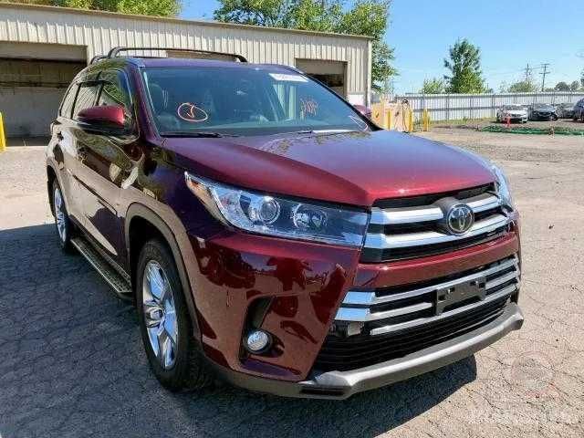 toyota highlander к-кт бампер капот решітка  крило  телевізор радіатор