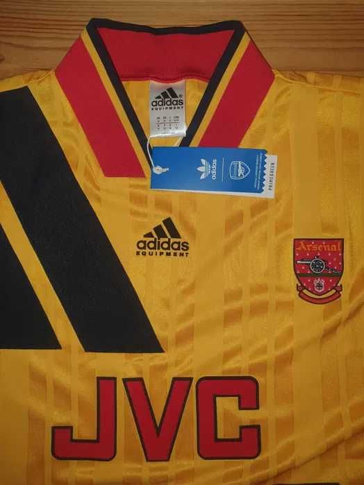 Nowa Koszulka Arsenal London 1993/1994 Retro Adidas Originals S - XXL