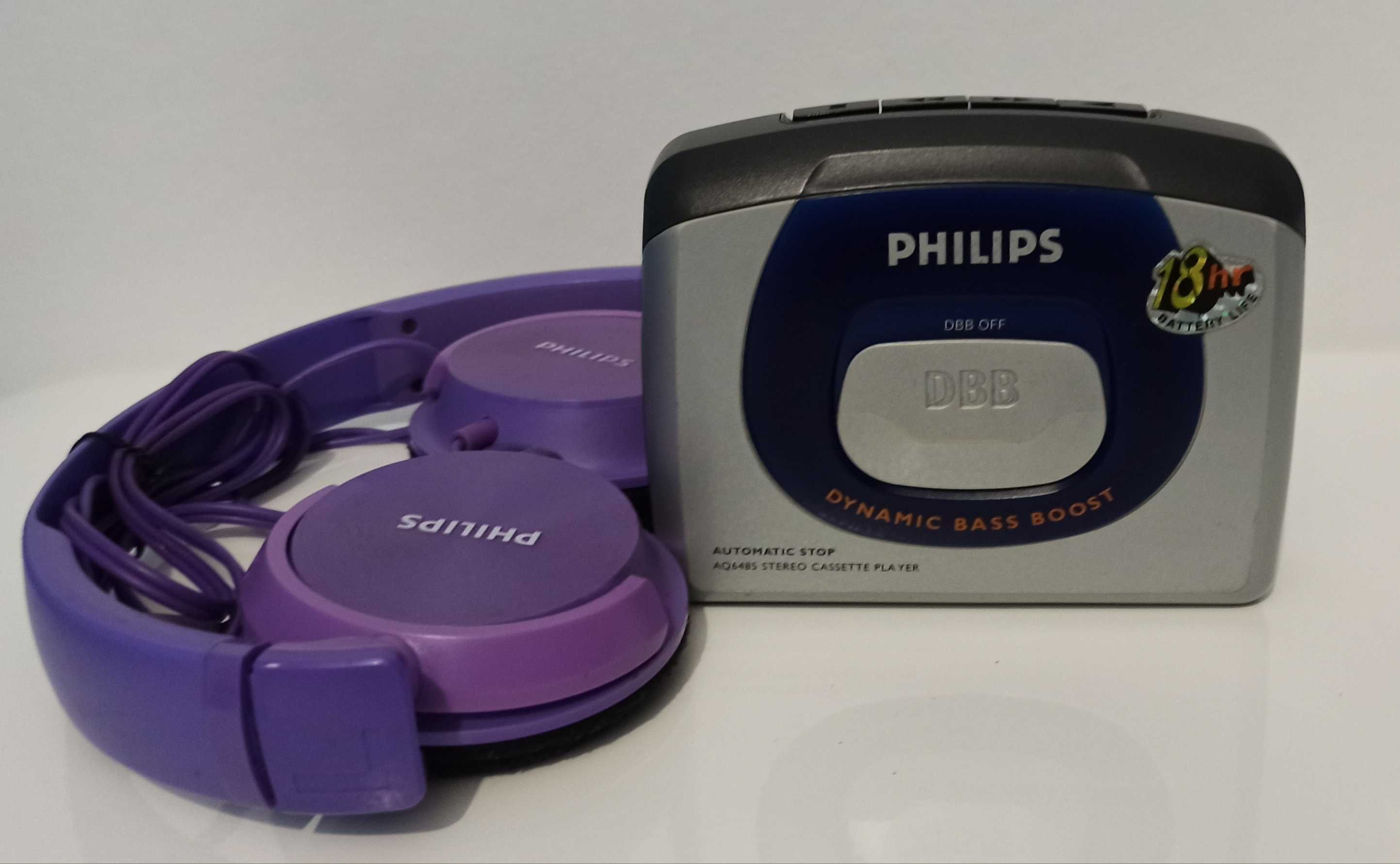 Комплект с аксессуарами  PHILIPS AQ6485 кассетный плеер