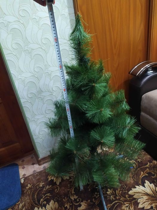 Пухнаста ялинка 1м. Сосна без ніжок, а з кріпленням на Новий рік Елка