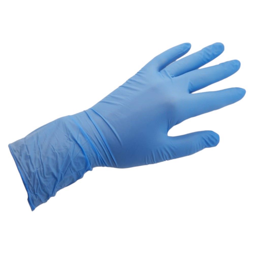 Rękawice nitrylowe niebies 9-10 XL Medasept 100szt