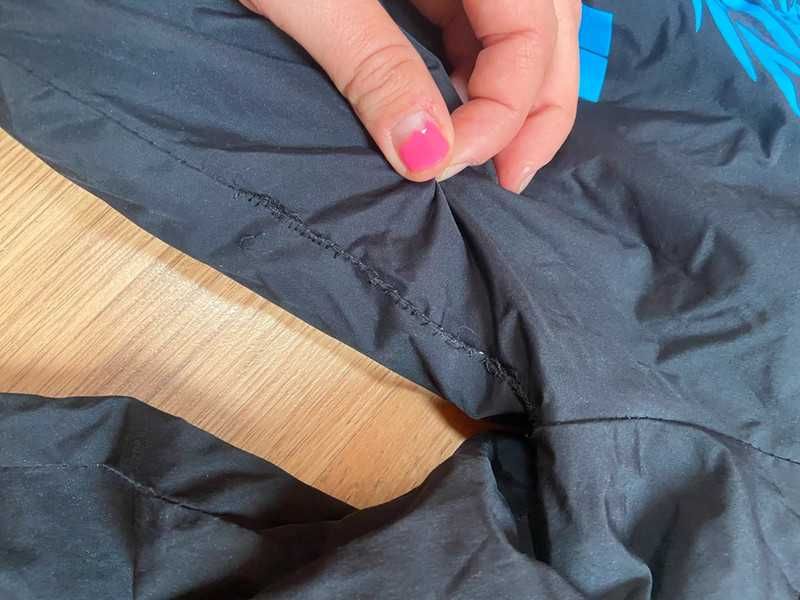 Kurtka chlopieca bomberka lekko ocieplana 110 116 napisy