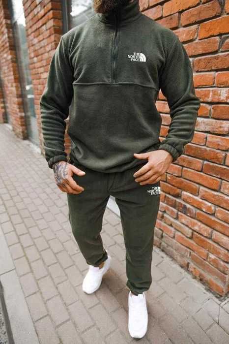 The North Face спортивный костюм мужской теплый зимний флисовый тнф