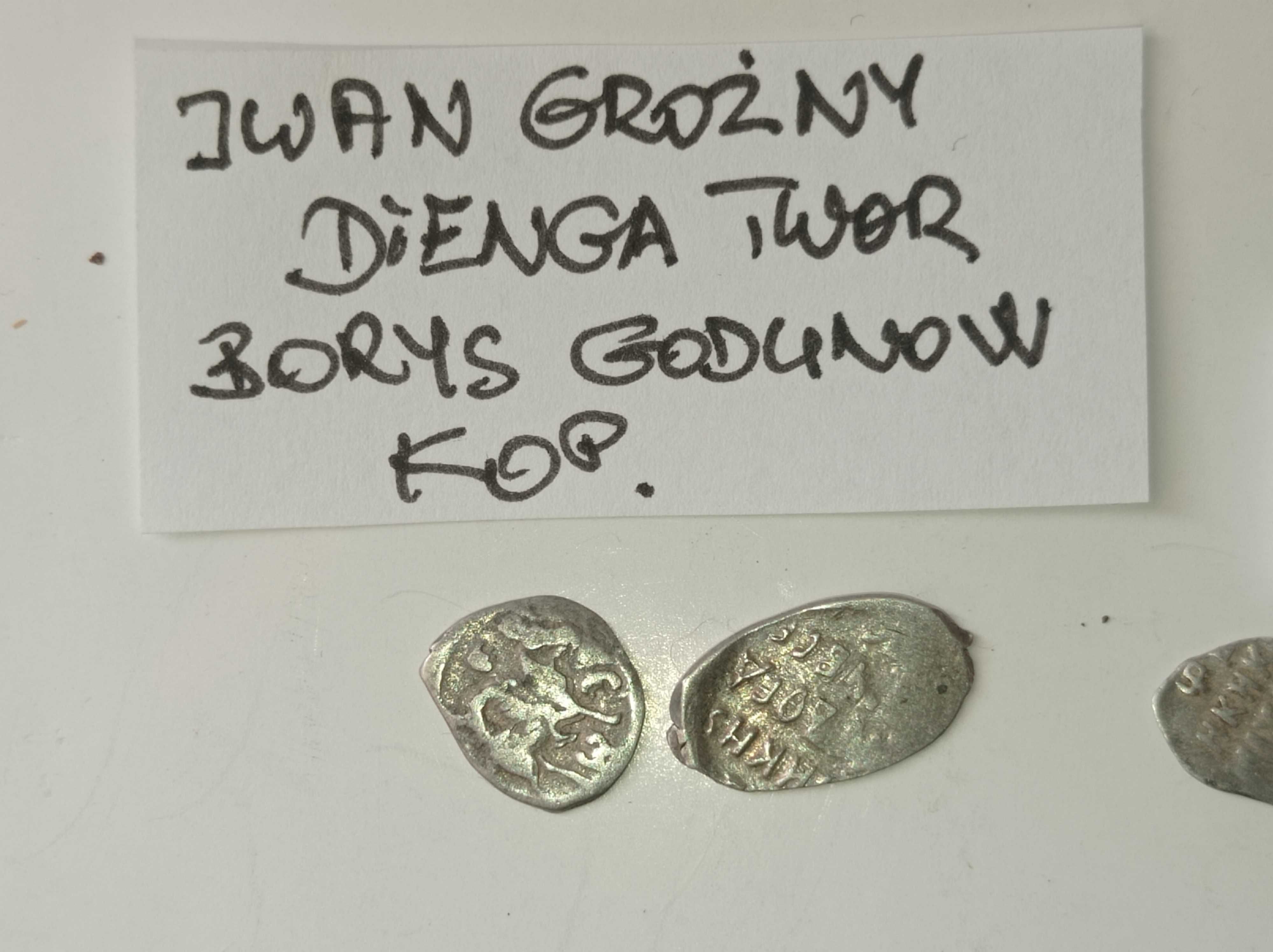 Monety 1600 - 1800 rok -Grosz Gdański, Szeląg, Kopiejki - 12 sztuk.