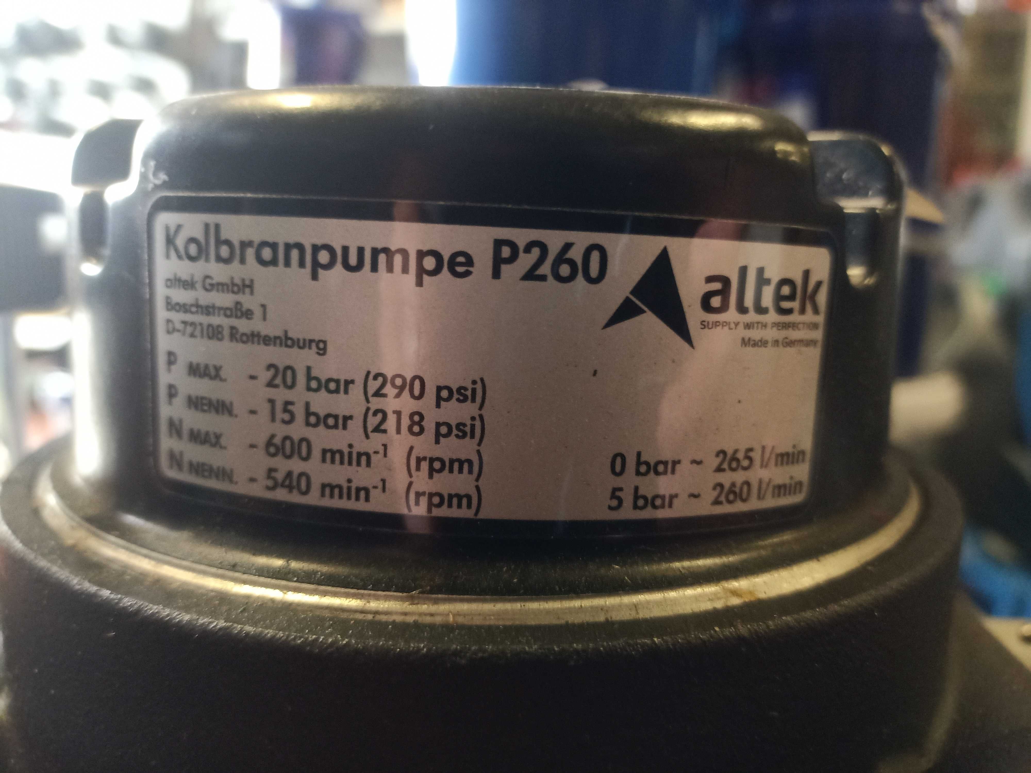 Pompa Opryskiwacz Kverneland P260 P250 Altek Ikarus Dostępne Od Ręki !