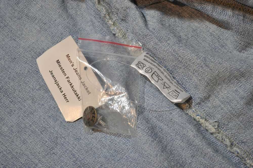 DENIM JACKET M nowa męska kurtka jeansowa katana i7