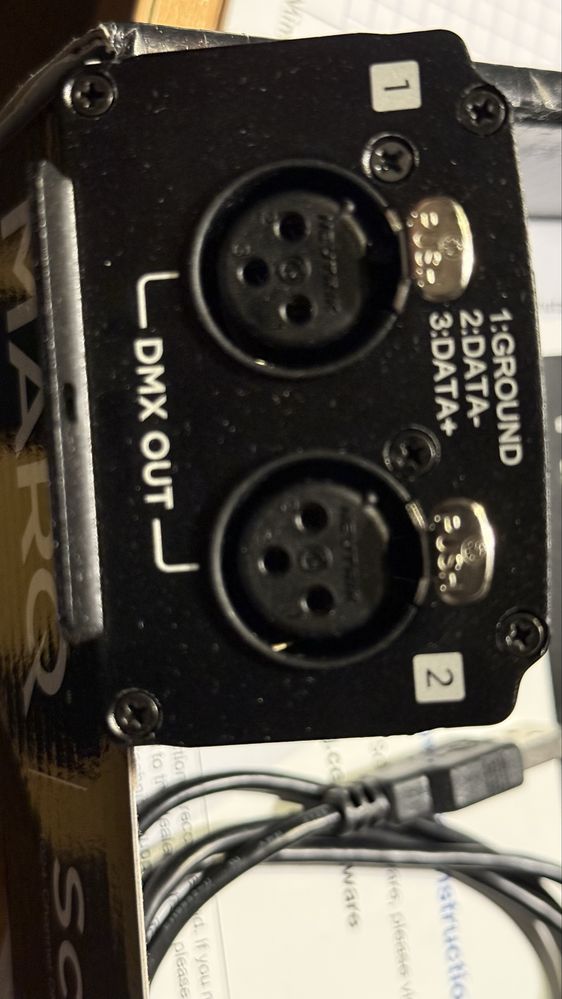 Sterownik DMX-  MARQ SceniQ 2x2 – interfejs DMX/Art-Net