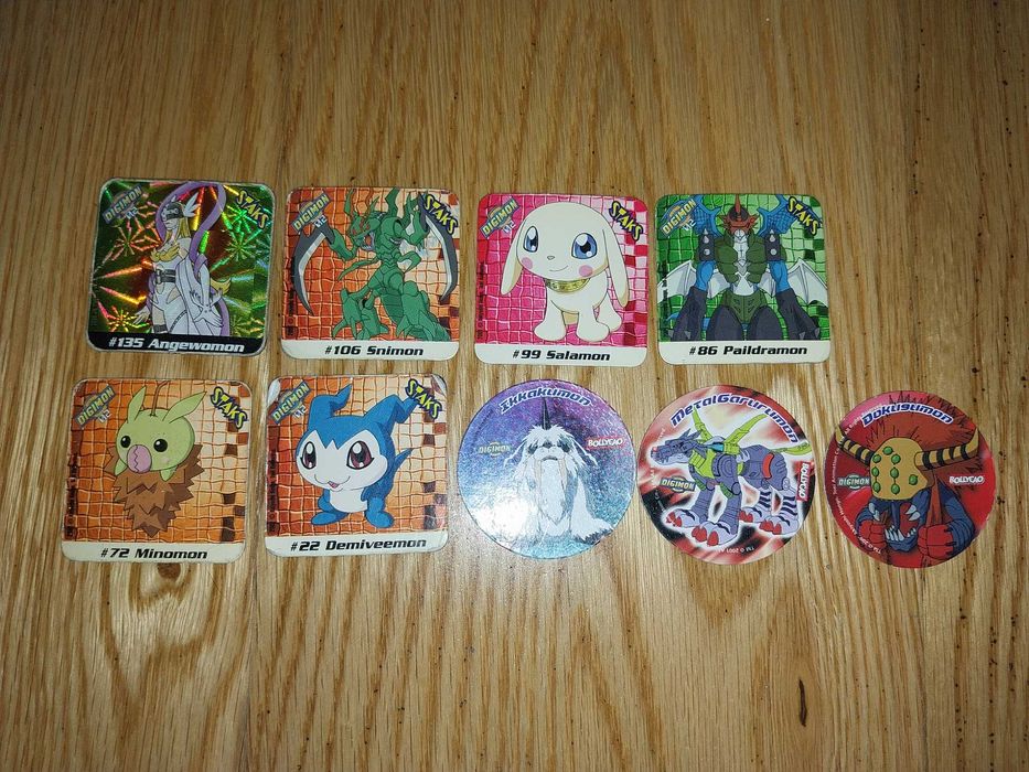 Tazos Digimon - Lote