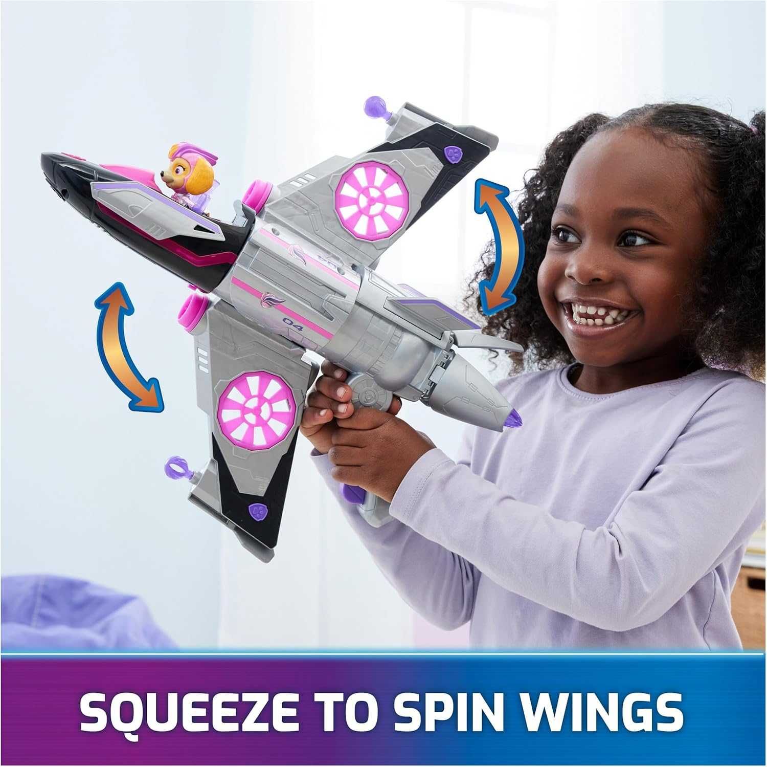Paw Patrol Skye Mighty Movie Jet Щенячий Патруль Самолет