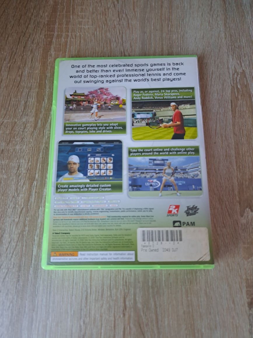Gra TOPSPIN 2 Top Spin 2 Xbox 360 Tenis Tennis