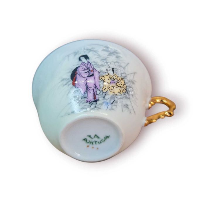 Chávena Vista Alegre Portugal – Porcelana pintada à mão