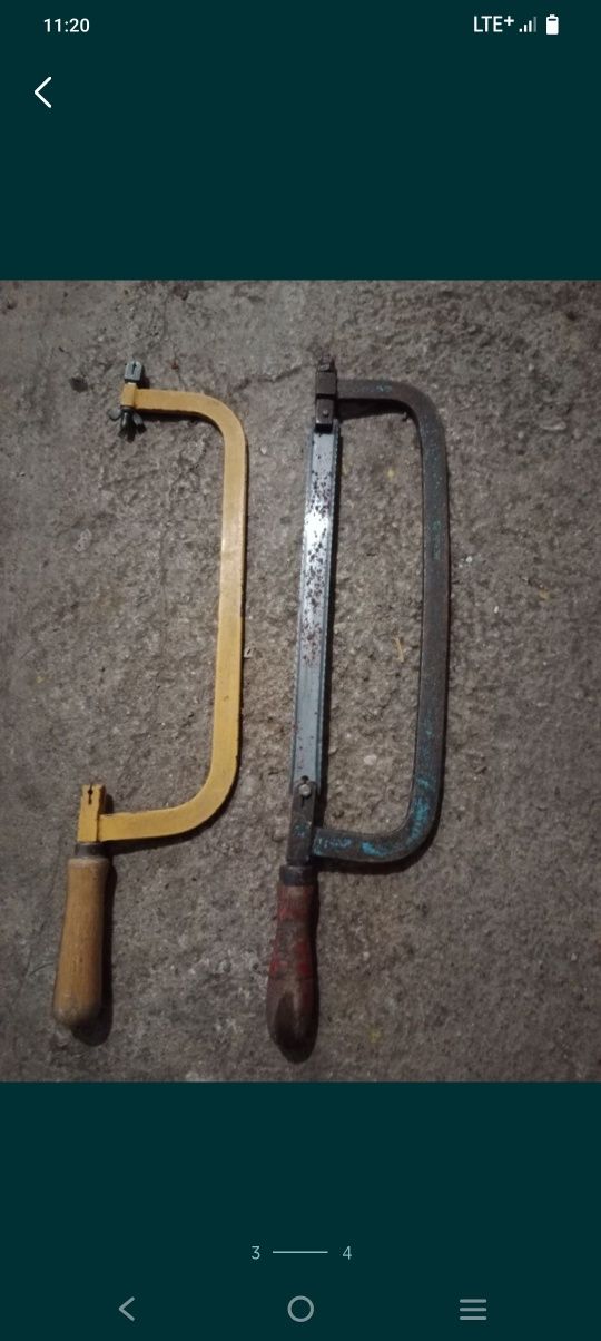 Piły ręczne  do metalu z czasów PRL.