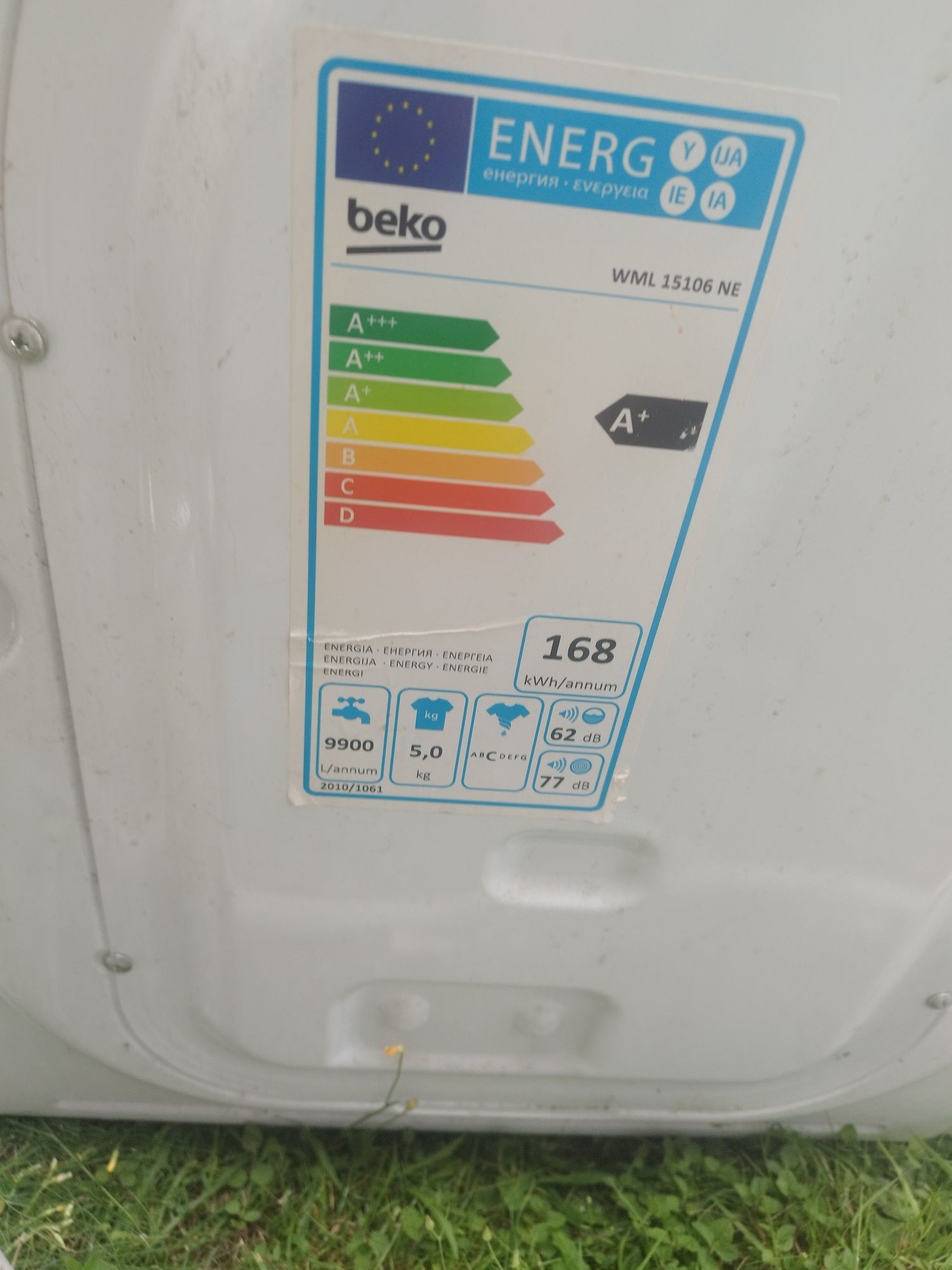 Pralka Beko wąska A+