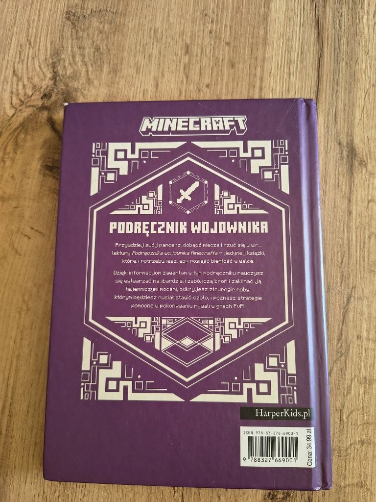 Książka Minecraft Podręcznik Wojownika