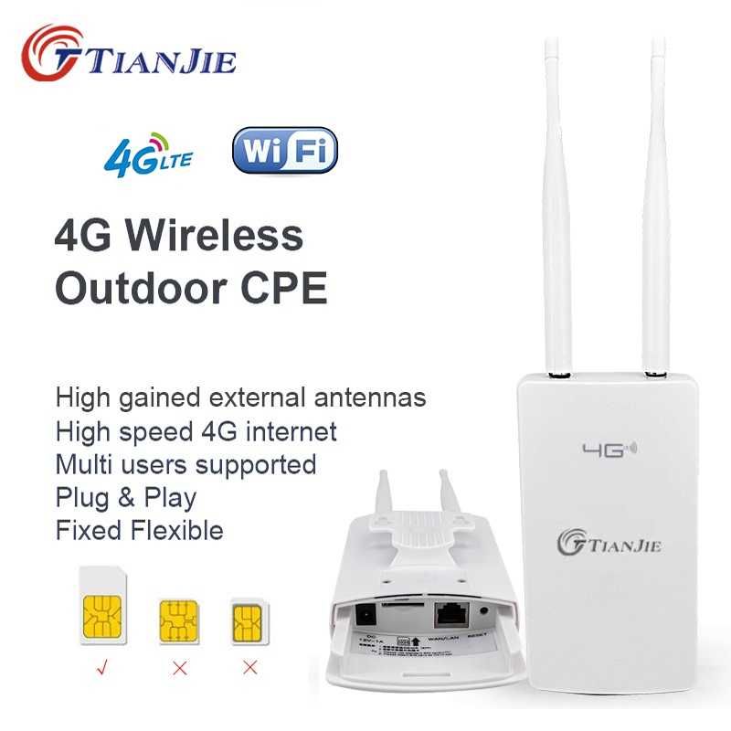 Интернет на даче WiFi Роутер модем LTE CPE905-3 3G/4G Sim-карта LAN