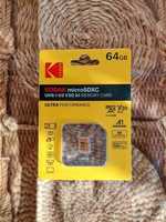 Карта памяти Kodak Micro SD, класс 10, 64 ГБ U3