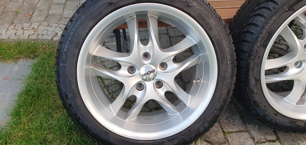 Koła Ronal 17"  Szeroki Rant  - ładne 225/45ZR17 BMW E46