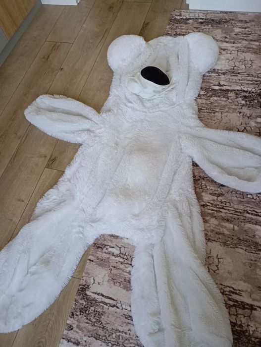 Карнавальний Костюм білого ведмедя зріст 170 см