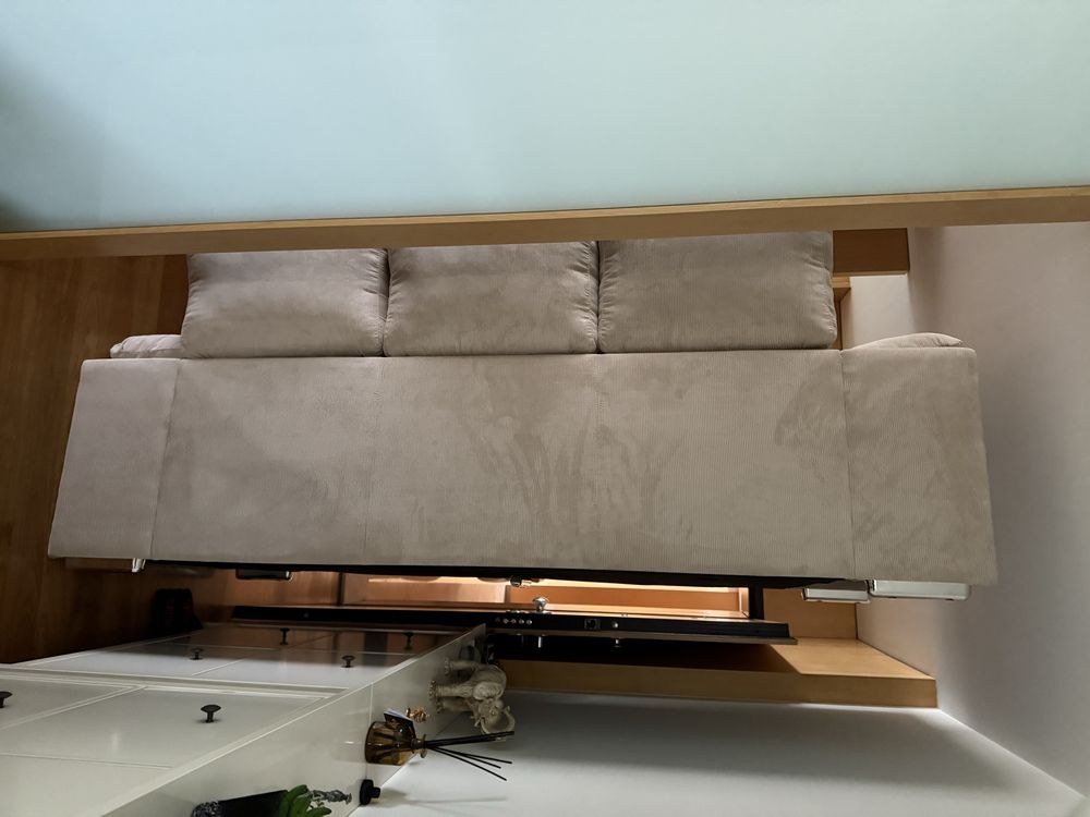 Sofa 3 lugares com chaiselongue amovivel