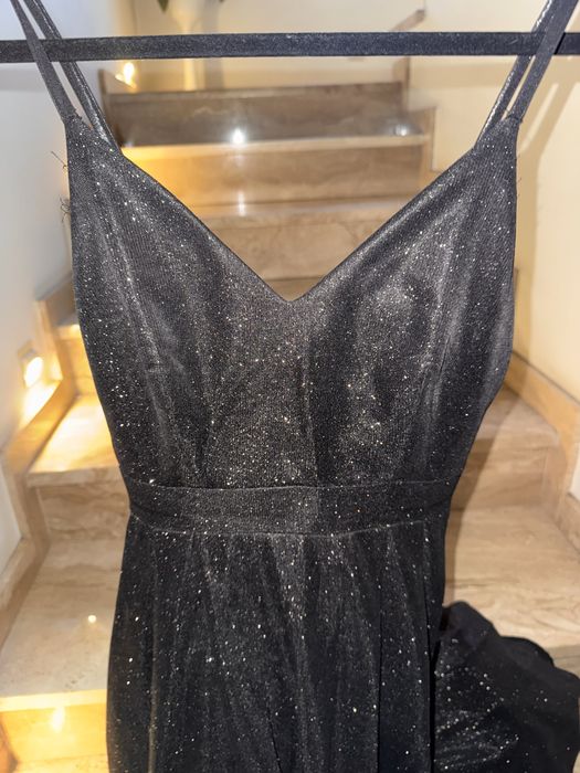 sukienka długa błyszczaca idelana na studniowke